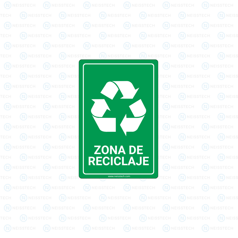 SEÑALETICA ZONA DE RECICLAJE