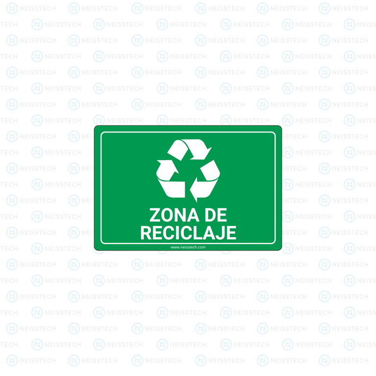 SEÑALETICA ZONA DE RECICLAJE