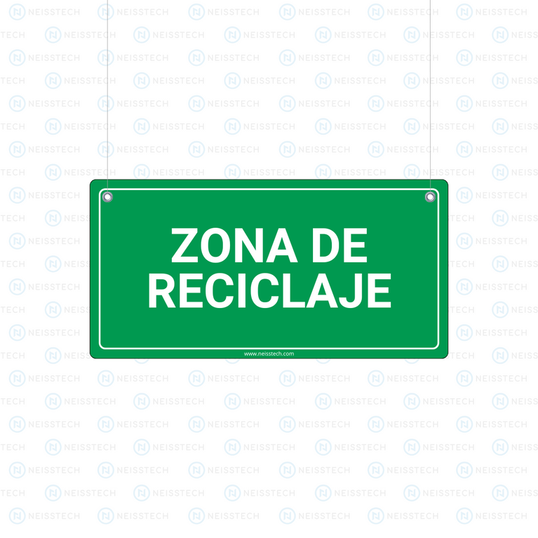 SEÑALETICA ZONA DE RECICLAJE