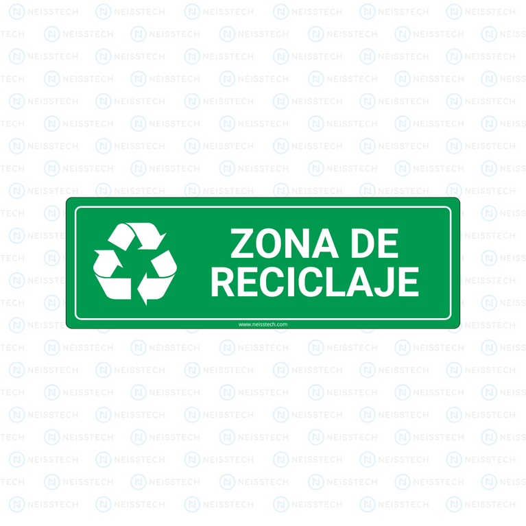 SEÑALETICA ZONA DE RECICLAJE