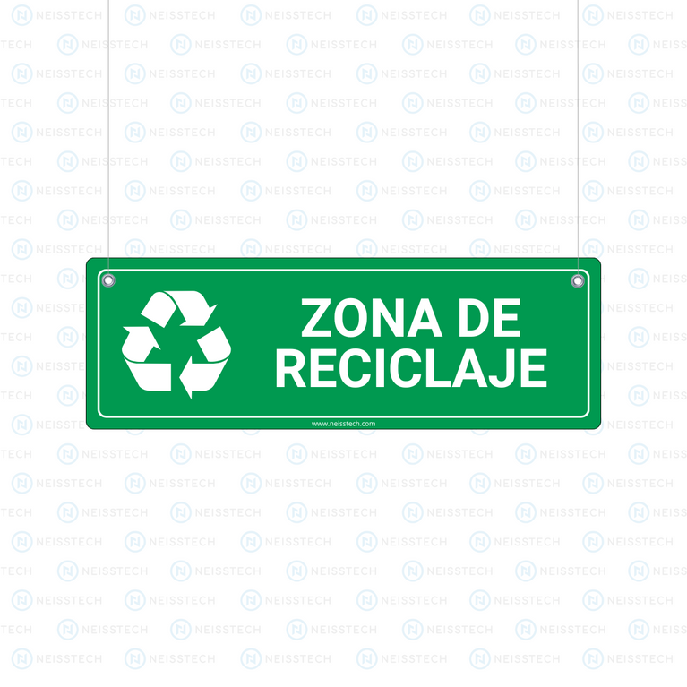 SEÑALETICA ZONA DE RECICLAJE